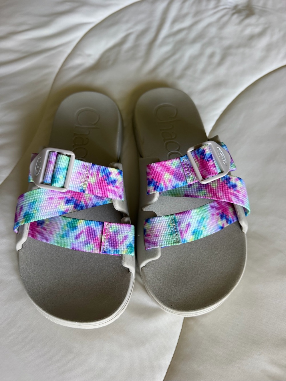 Chaco chillos slides size 7